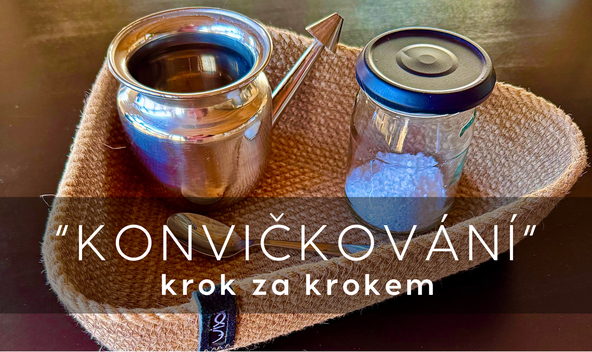 Výplach nosu konvičkou